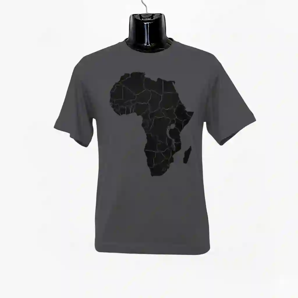 African blackmap dark grey