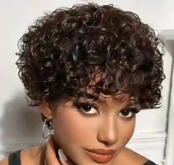 JerryCurl short  wig