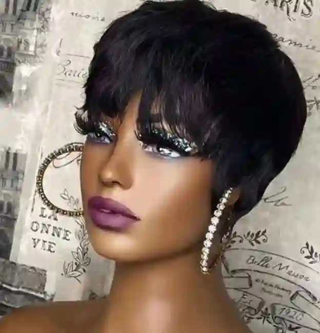 Pixcut short human hair